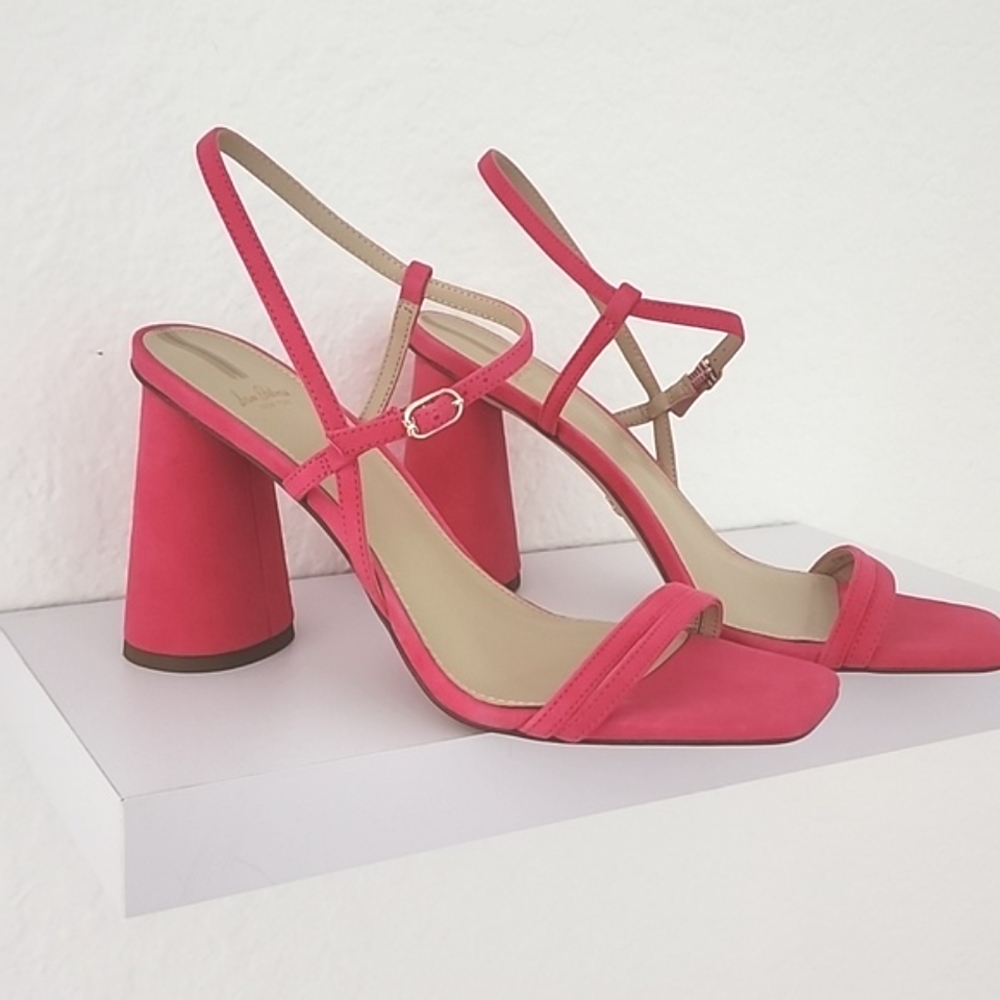 Sam Edelman Women's Kit Slingback, Block Heeled, Leather NIB Sandals. Size 9M - Picture 2 of 16